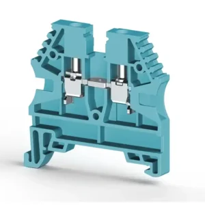 Bornera de paso 2,5 mm² azul AVK 2,5 Blue – Conexión por tornillo