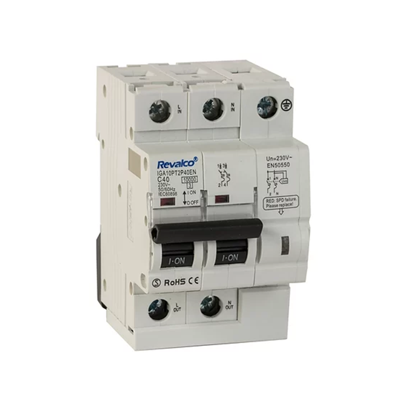 Protector de Sobretensión Permanente + Transitoria Monofásico 230V 10kA IGA
