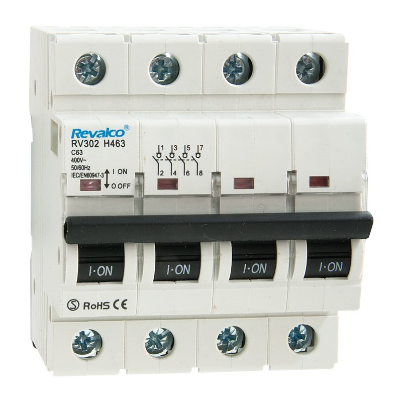 Interruptores de Maniobra Seccionadores Modulares 4P Revalco RV302H
