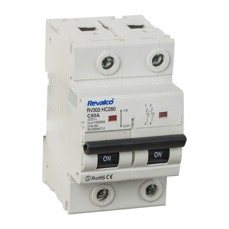 Interruptor Automático Magnetotérmico 2P 10kA Revalco RV303H