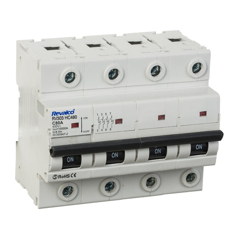 Interruptor Automático Magnetotérmico 4P 10kA Revalco RV303H