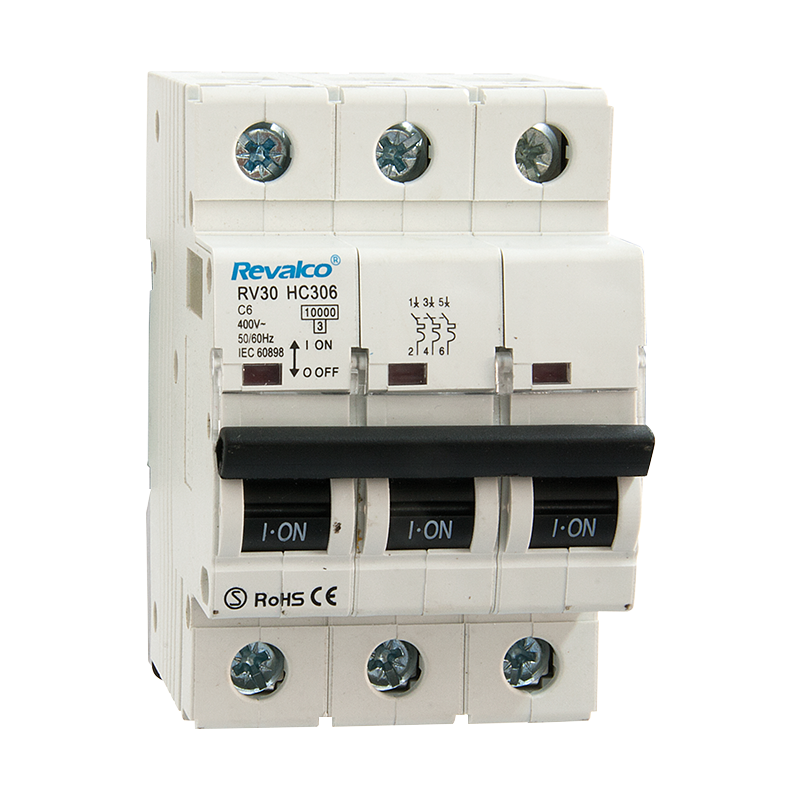 Interruptor Automático Magnetotérmico 3P Curva C 10kA Revalco RV30H