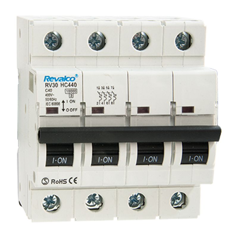 Interruptor Automático Magnetotérmico 4P 10kA Revalco RV30H