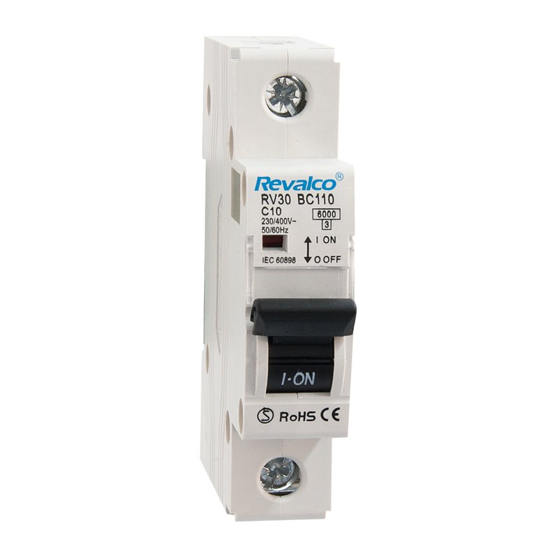Interruptor Automático Magnetotérmico 1P Curva C 6kA Revalco RV30